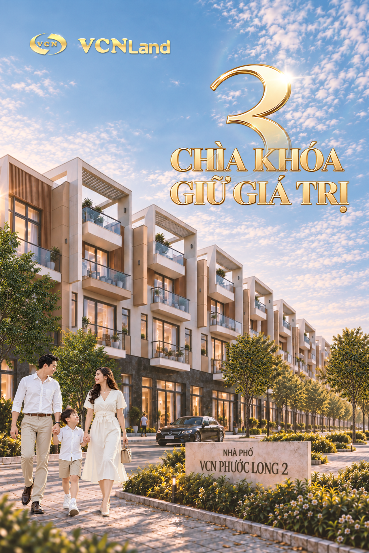 3 CHÌA KHÓA GIỮ GIÁ TRỊ CỦA NHÀ PHỐ VCN PHƯỚC LONG 2