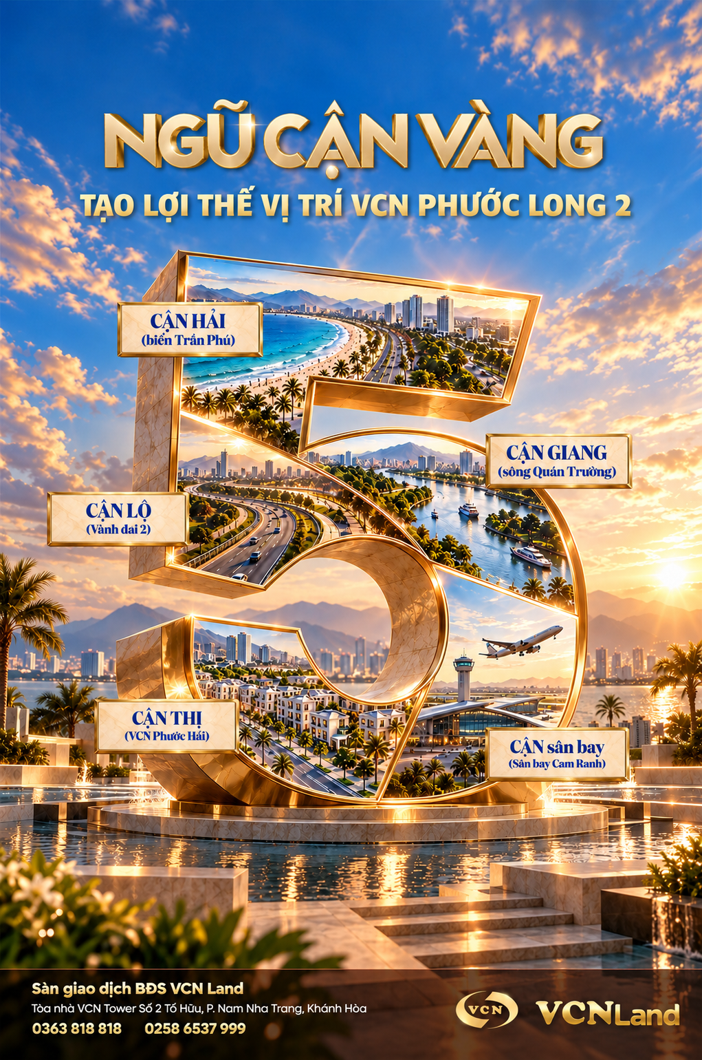 NHÀ PHỐ VCN PHƯỚC LONG 2: NGŨ CẬN VÀNG TẠO LỢI THẾ VỊ TRÍ TẠI NAM NHA TRANG